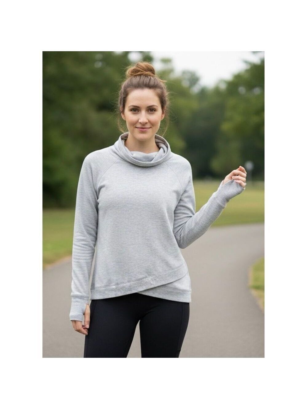 Jockey Cowl Neck Pullover